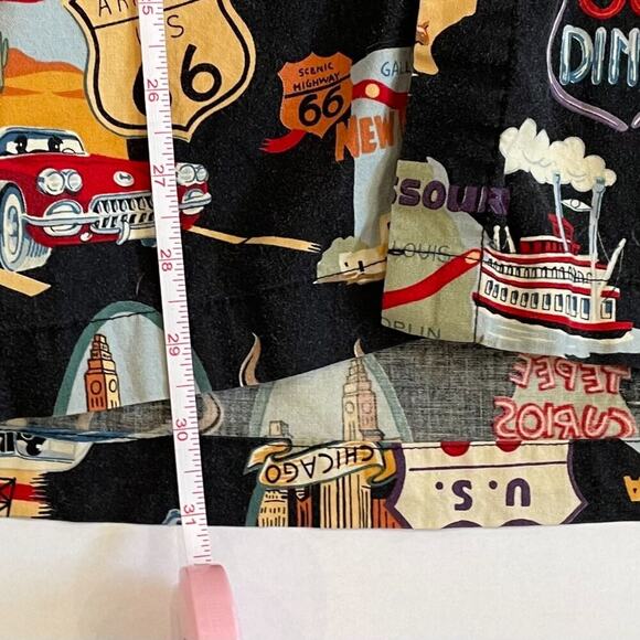 High Seas Trading Co. Route 66 Landmarks Button Down Short Sleeve Hawaiian, L - Picture 14 of 14